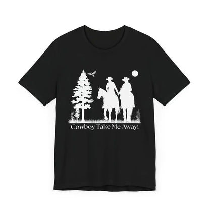 Western T-Shirt Couples Tee Country Style Women Short Sleeve Shirt Horse Lover Shirt - T-Shirt