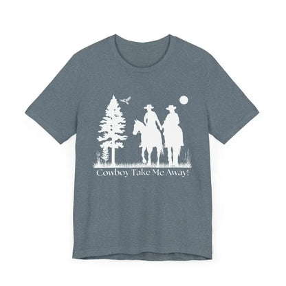 Western T-Shirt Couples Tee Country Style Women Short Sleeve Shirt Horse Lover Shirt - T-Shirt