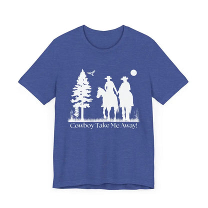 Western T-Shirt Couples Tee Country Style Women Short Sleeve Shirt Horse Lover Shirt - T-Shirt