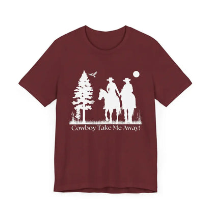 Western T-Shirt Couples Tee Country Style Women Short Sleeve Shirt Horse Lover Shirt - T-Shirt
