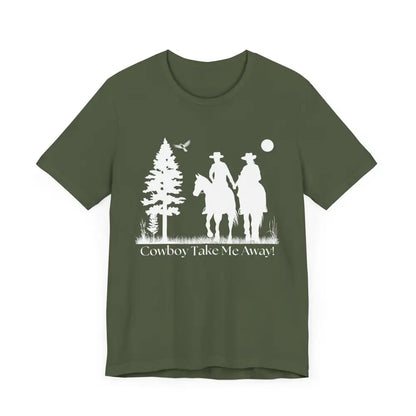 Western T-Shirt Couples Tee Country Style Women Short Sleeve Shirt Horse Lover Shirt - T-Shirt