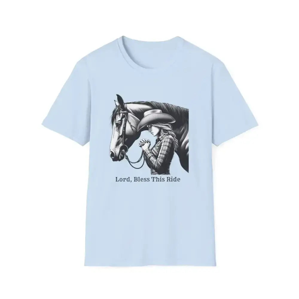 Women's Prayer T-Shirt, Equestrian Cowgirl Fashion, Western Apparel - The Best New Thing