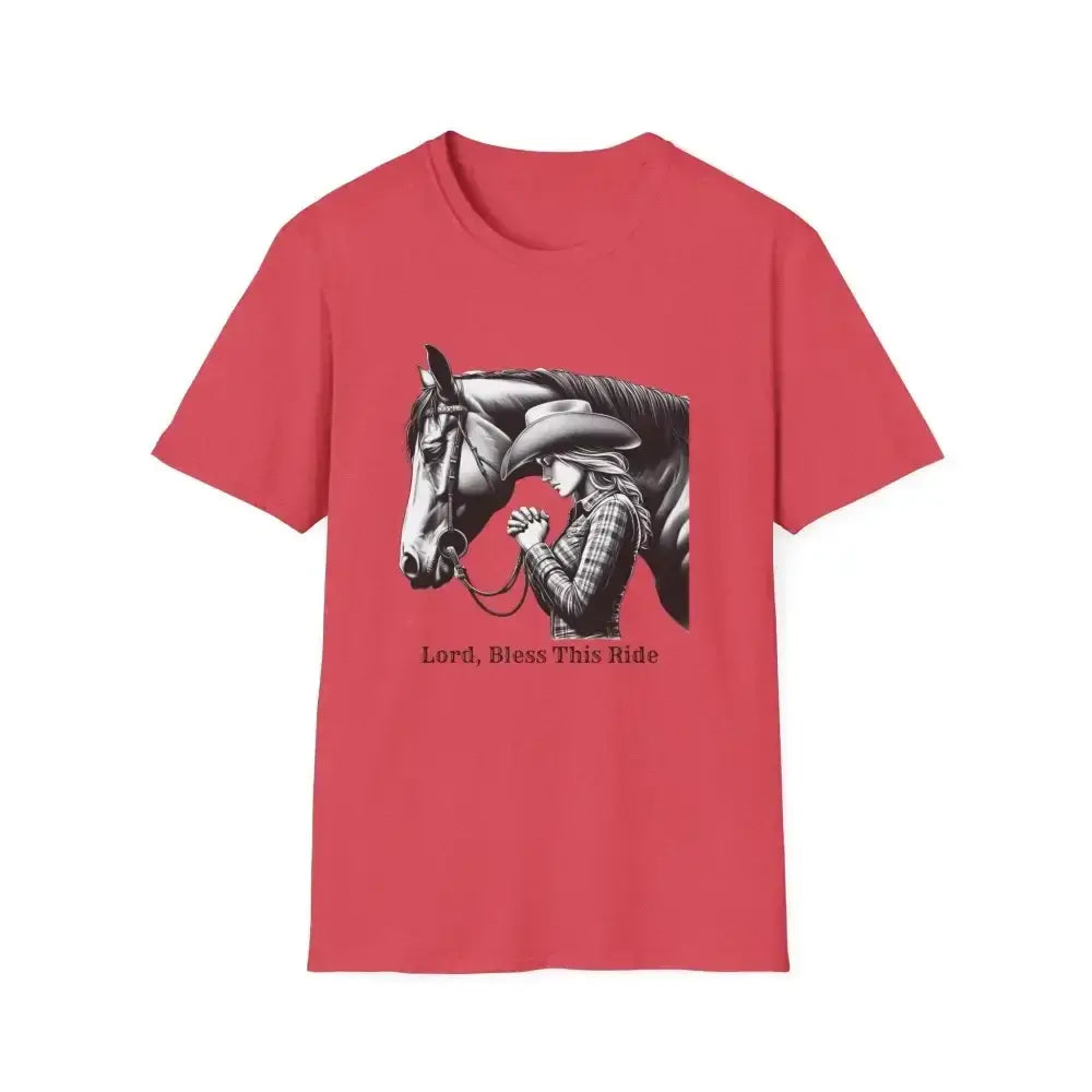 Women's Prayer T-Shirt, Equestrian Cowgirl Fashion, Western Apparel - The Best New Thing