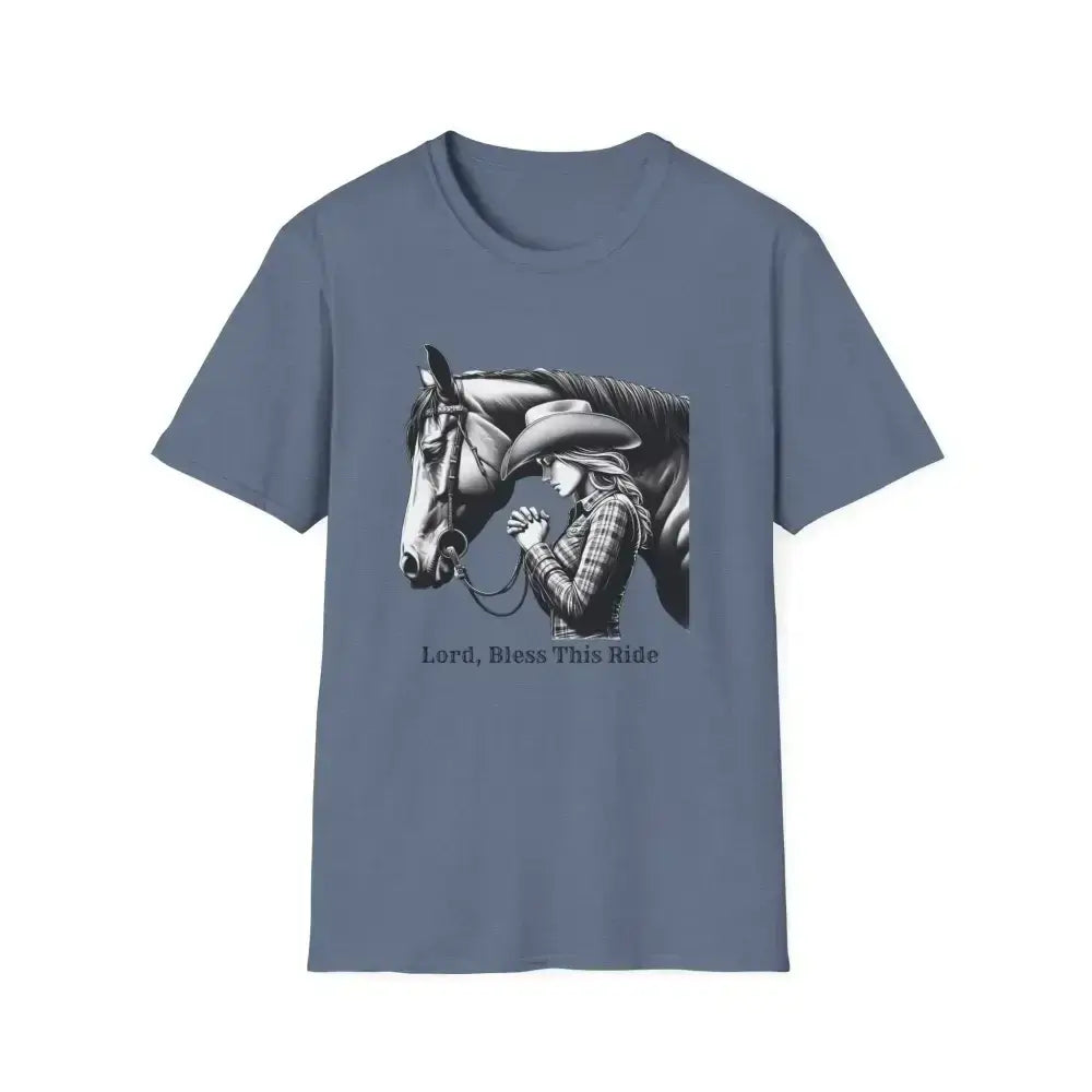 Women's Prayer T-Shirt, Equestrian Cowgirl Fashion, Western Apparel - The Best New Thing