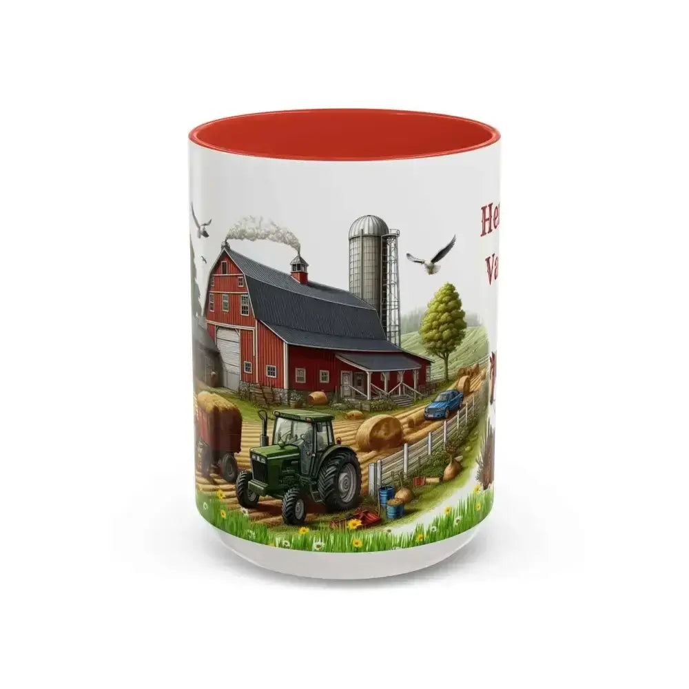 Working Farmer Coffee Mug, Here's My Vacation - The Best New Thing