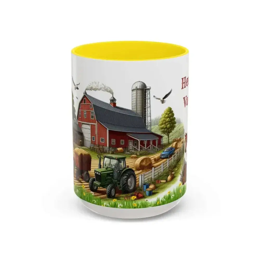 Working Farmer Coffee Mug, Here's My Vacation - The Best New Thing