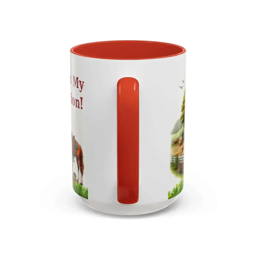 Working Farmer Coffee Mug Here’s My Vacation - Mugs