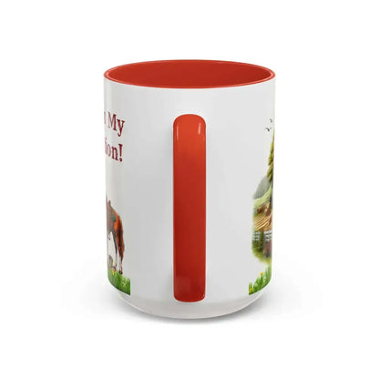 Working Farmer Coffee Mug Here’s My Vacation - Mugs