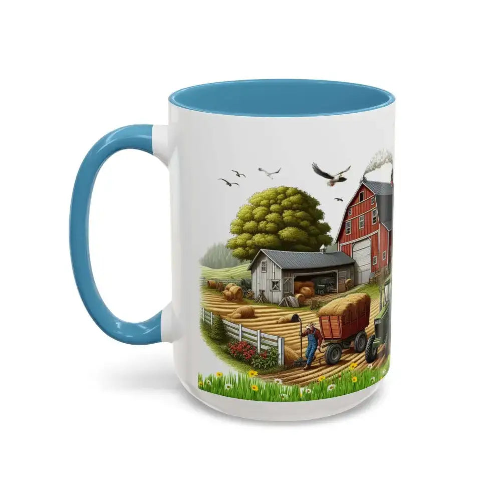 Working Farmer Coffee Mug Here’s My Vacation - Mugs