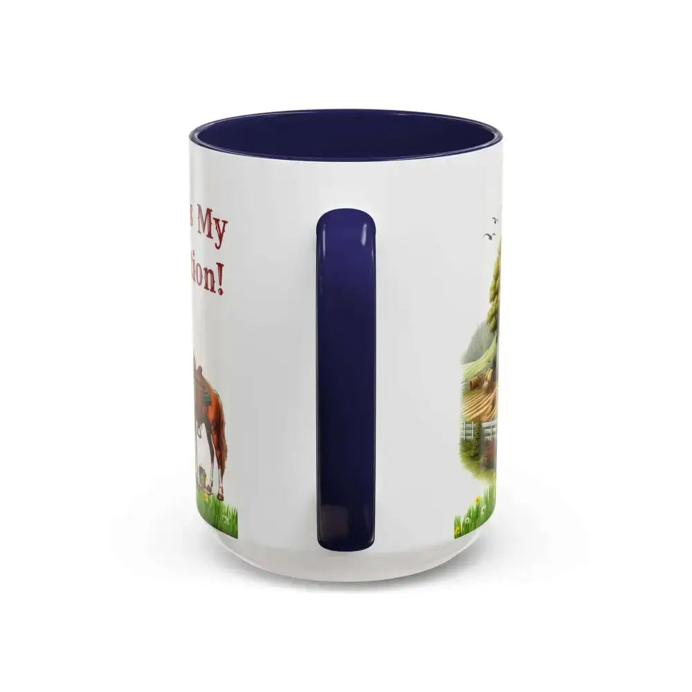 Working Farmer Coffee Mug Here’s My Vacation - Mugs