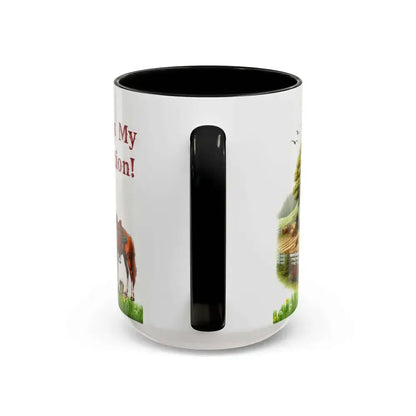 Working Farmer Coffee Mug Here’s My Vacation - Mugs