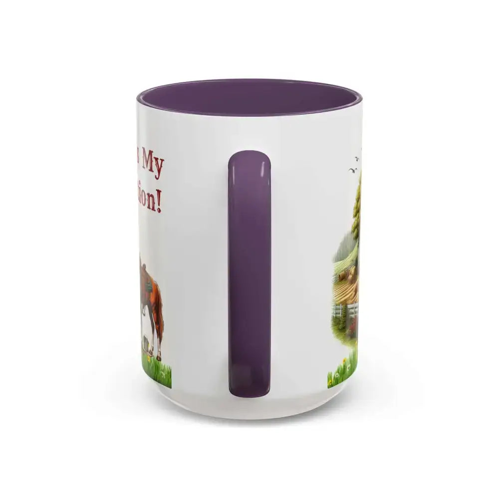 Working Farmer Coffee Mug Here’s My Vacation - Mugs
