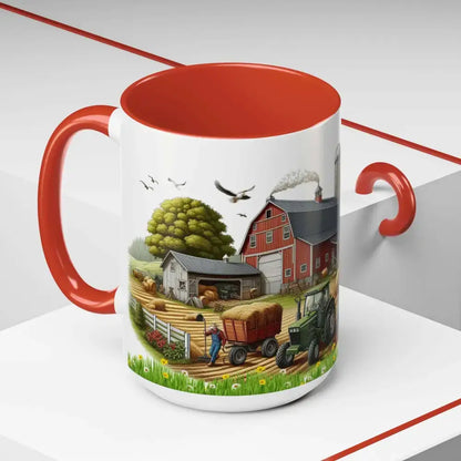 Working Farmer Coffee Mug Here’s My Vacation - Mugs