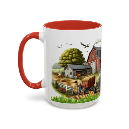 Working Farmer Coffee Mug Here’s My Vacation - Mugs