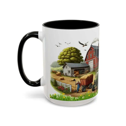 Working Farmer Coffee Mug Here’s My Vacation - Mugs