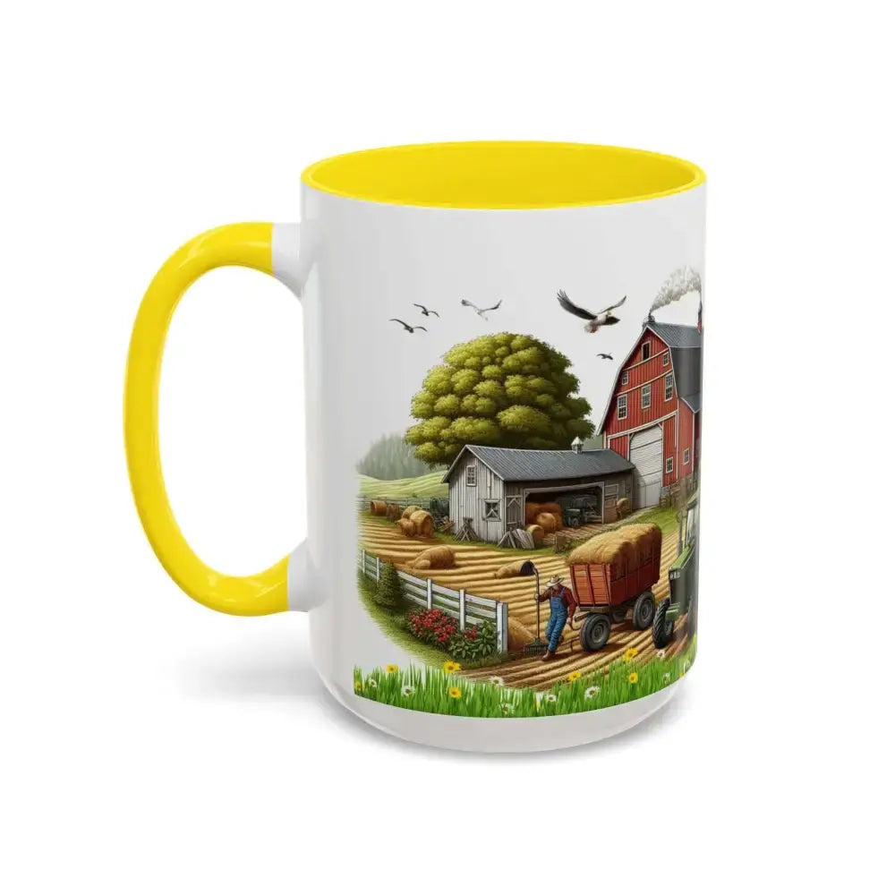 Working Farmer Coffee Mug Here’s My Vacation - Mugs