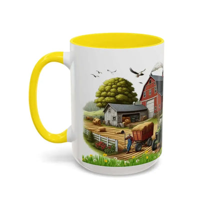 Working Farmer Coffee Mug Here’s My Vacation - Mugs