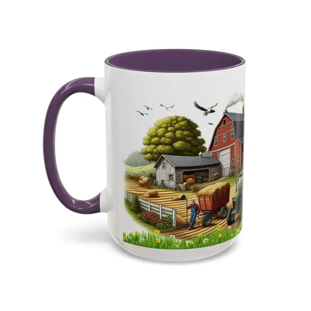Working Farmer Coffee Mug Here’s My Vacation - Mugs