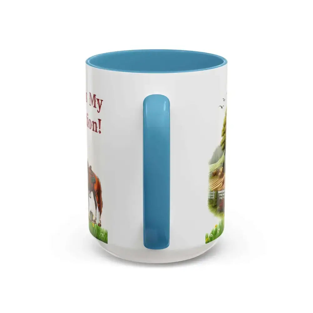 Working Farmer Coffee Mug Here’s My Vacation - Mugs