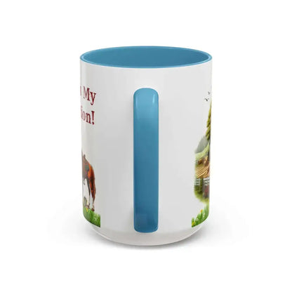 Working Farmer Coffee Mug Here’s My Vacation - Mugs