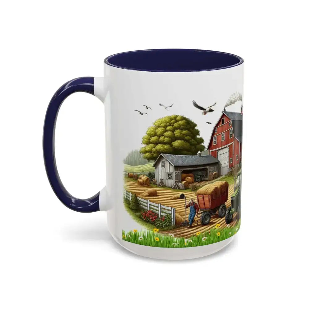 Working Farmer Coffee Mug Here’s My Vacation - Mugs