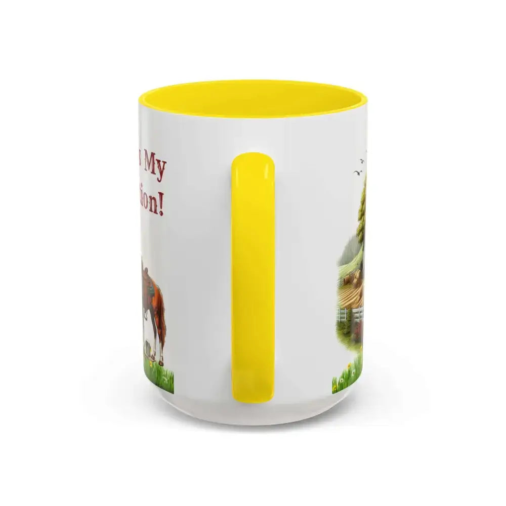 Working Farmer Coffee Mug Here’s My Vacation - Mugs