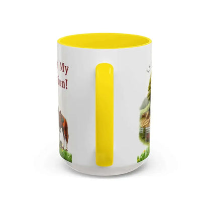 Working Farmer Coffee Mug Here’s My Vacation - Mugs