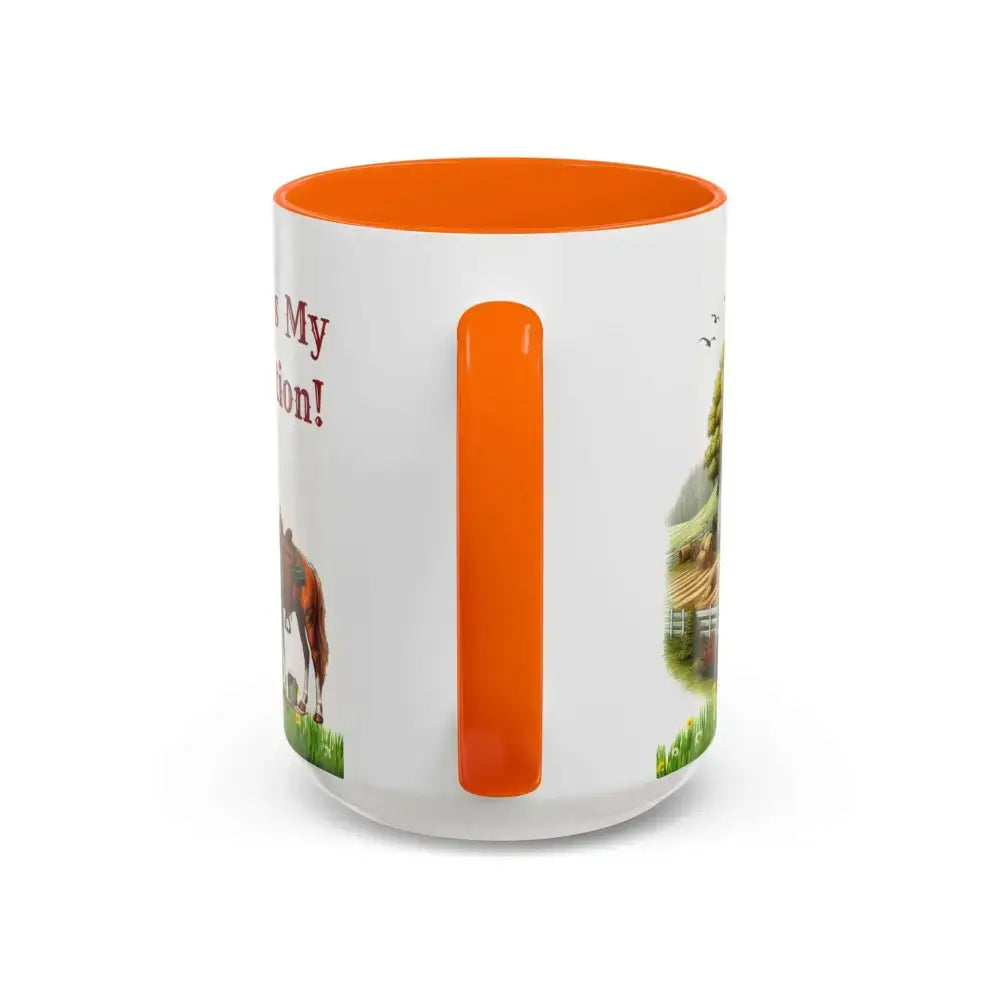 Working Farmer Coffee Mug Here’s My Vacation - Mugs