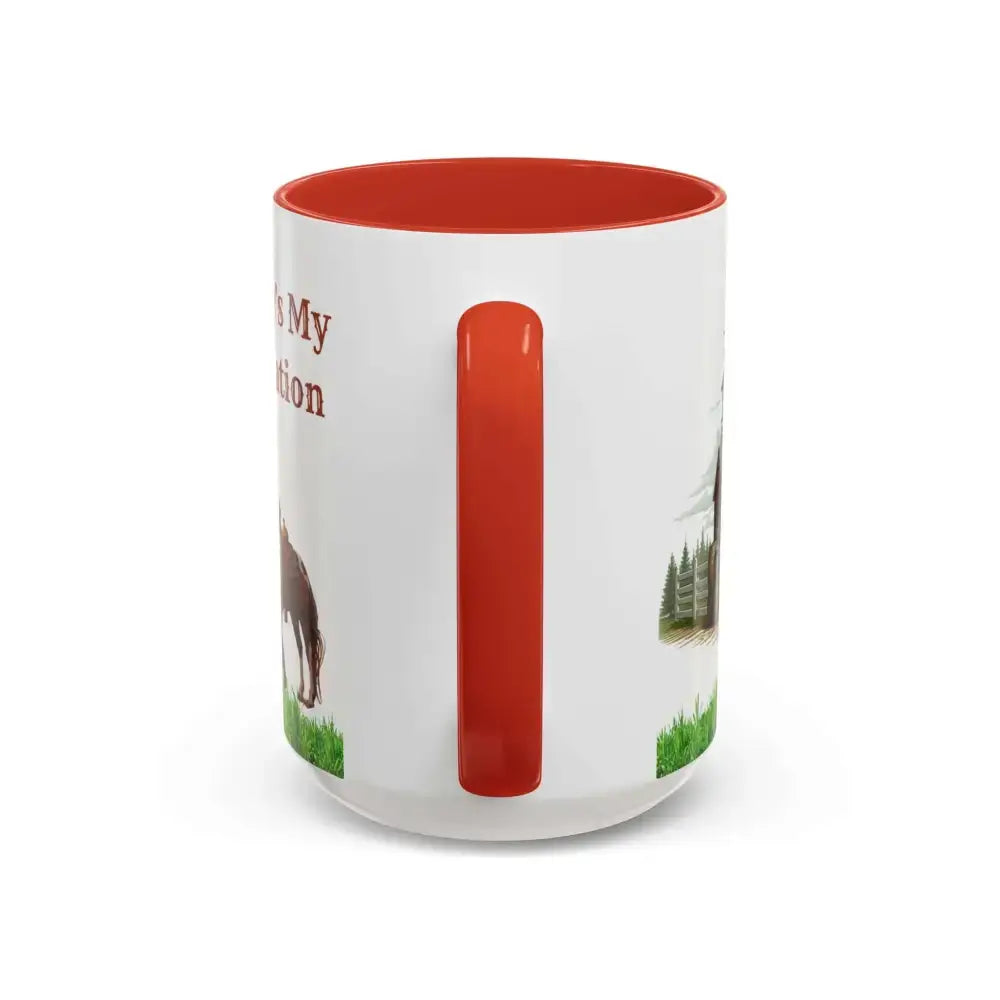 Working Rancher and Cowgirl No Vacation Coffee Mug - Mug