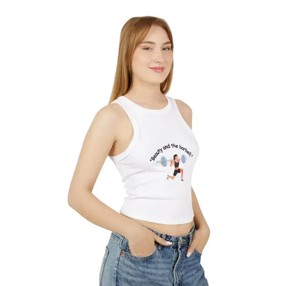 Fitness Tank Top, Women's Racer Tank Top, Workout Fitness Top - The Best New Thing