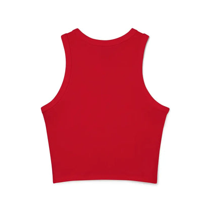 Workout Barbell Fitness Tank Top Women’s Micro Rib Racer Tank Top Workout Fitness Top - Tank Top
