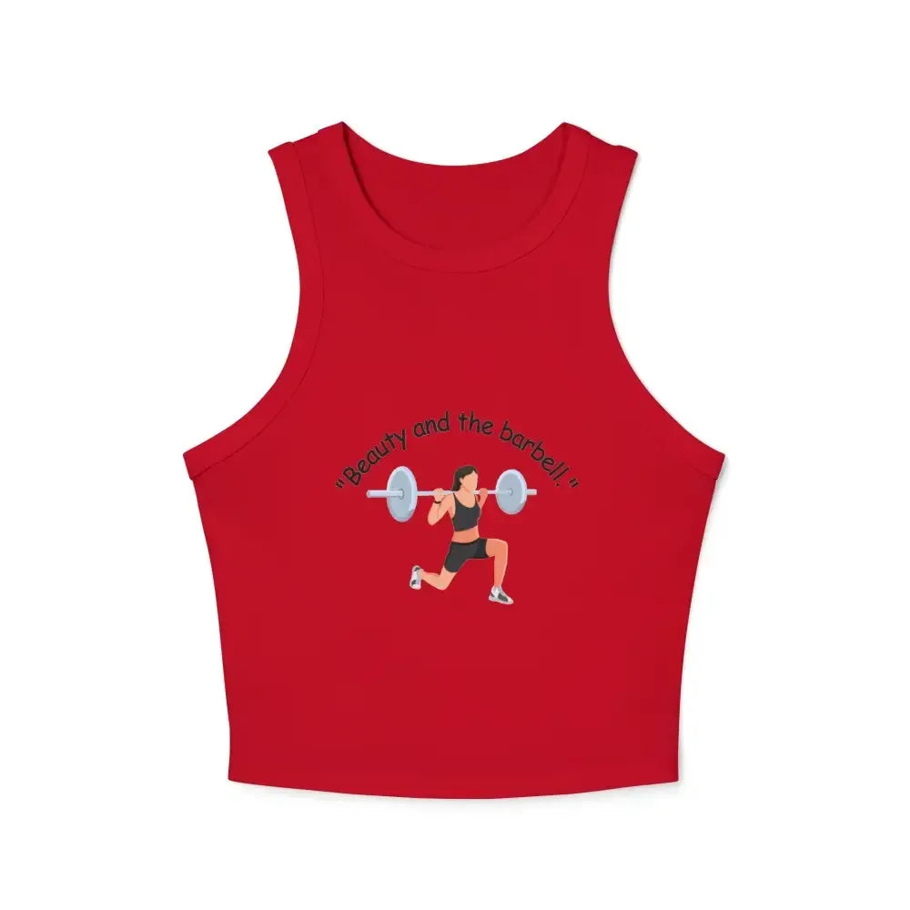 Fitness Tank Top, Women's Racer Tank Top, Workout Fitness Top - The Best New Thing