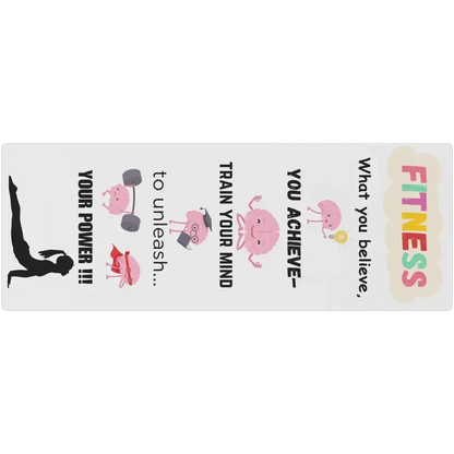 Yoga Mat, Pilates Mat, Fitness Mat, Train Your Brain Workout Mat - The Best New Thing