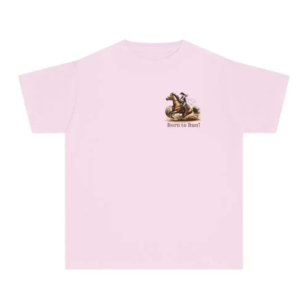 Youth Barrel Racing Tee, Female Youth Barrel Racer T-Shirt - The Best New Thing