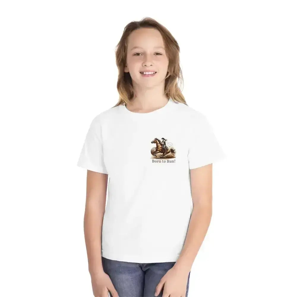 Youth Barrel Racing Tee, Female Youth Barrel Racer T-Shirt - The Best New Thing