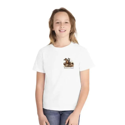 Youth Barrel Racing Tee, Female Youth Barrel Racer T-Shirt - The Best New Thing