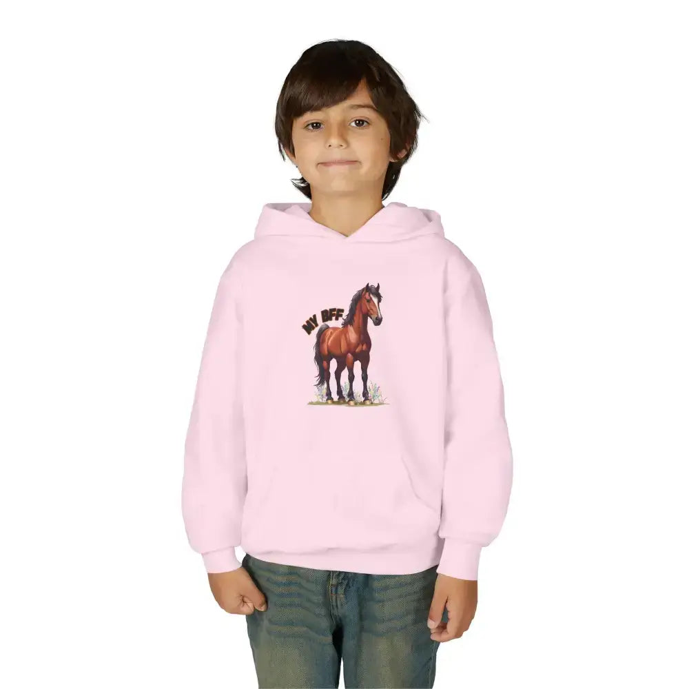 Youth Horse Lover Hoodie Cozy Sweatshirt for Kids Perfect Gift for Animal Lover Apparel - Kids clothes