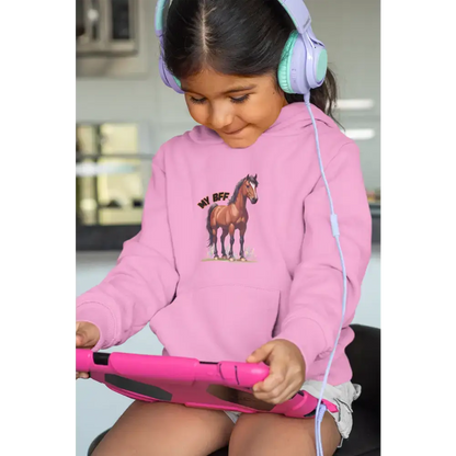 Youth Horse Lover Hoodie Cozy Sweatshirt for Kids Perfect Gift for Animal Lover Apparel - Kids clothes