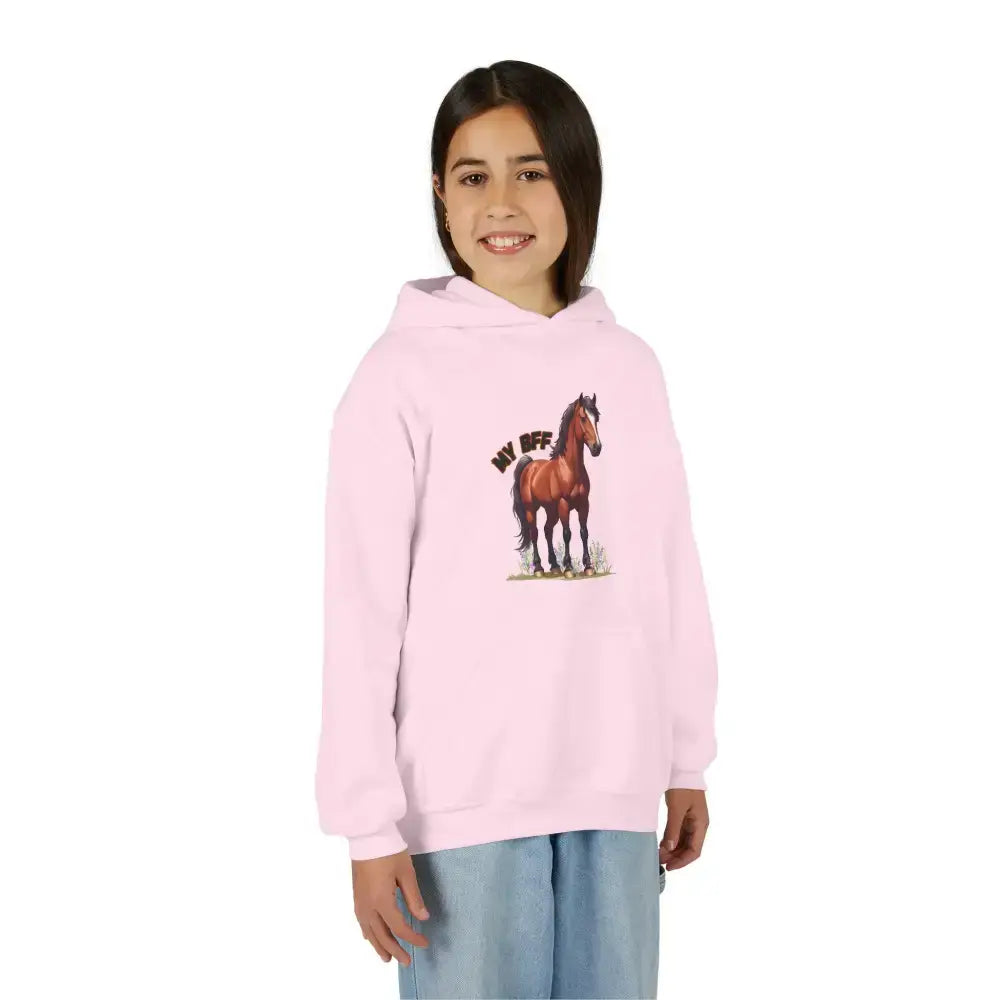 Youth Horse Lover Hoodie Cozy Sweatshirt for Kids Perfect Gift for Animal Lover Apparel - Kids clothes